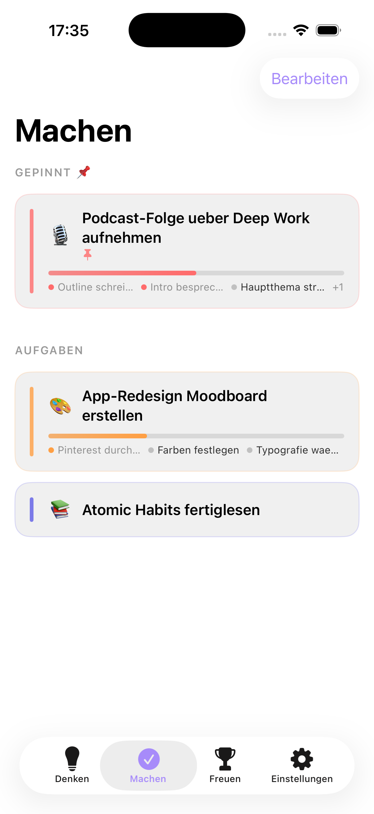 Denkanfall – Machen